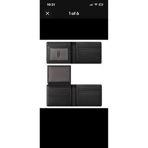 GNDR Wallet For Men RFID Blocking Black Wallets Bifold Faux Leather Black-01